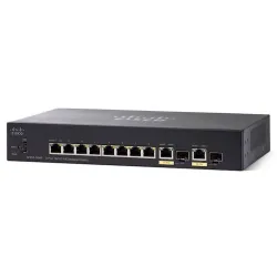 Switch Cisco SF352-08MP, 8x 100Mb/s Max PoE, 128W, 2x...