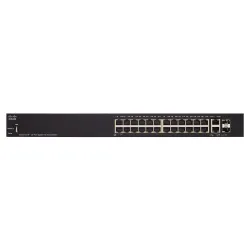 Cisco SG250-26HP PoE Switch, 24x 1000Mb/s PoE/PoE+, 2x 1Gb/s Combo, 100W PoE, Verwalten - Bild 2