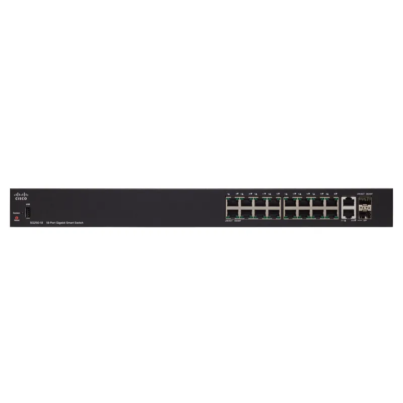 Switch Cisco SG250-18, 16x 1000Mb/s, 2x 1Gb/s Combo, Spravovaný - Obrázek 2