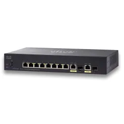 Switch Cisco SF352-08P, 8x 100Mb/s Max PoE, 62W, 2x 1Gb/s...