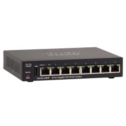 Switch PoE Cisco SG250-08HP, 8x 1000Mb/s PoE/PoE+,...