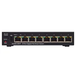 Cisco SG250-08HP PoE Switch, 8x 1000Mb/s PoE/PoE+, 45W Power, Managed - Image 2
