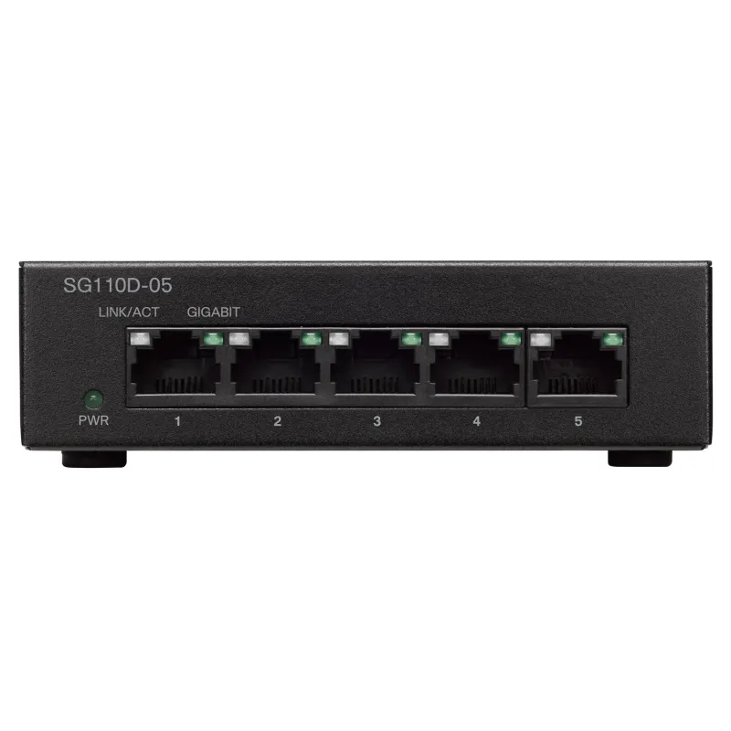 Přepínač Cisco SG110D-05, 5x 1000Mb/s, Desktopová skříň - Obrázek 2