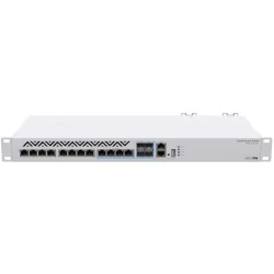 Switch MikroTik CRS312-4C+8XG-RM, 12x RJ45 10 Gigabit, 4x...