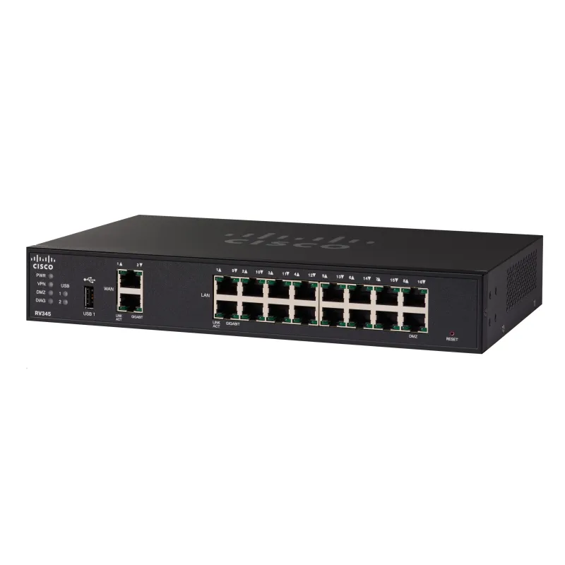 Cisco RV345 Router, 16x RJ45 1000Mb/s, 2x WAN, 2x USB, VPN - Bild 3