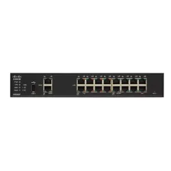 Маршрутизатор Cisco RV345P, 16x RJ45 1000Mb/s, 8x PoE, 2x WAN, 2x USB, VPN - Изображение 2