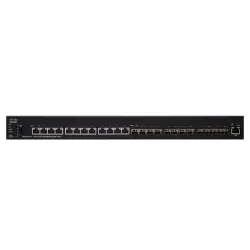 Switch Cisco SX550X-24FT, 12x 10Gigabit RJ45, 12x 10Gigabit SFP+, Empilhável - Imagem 2