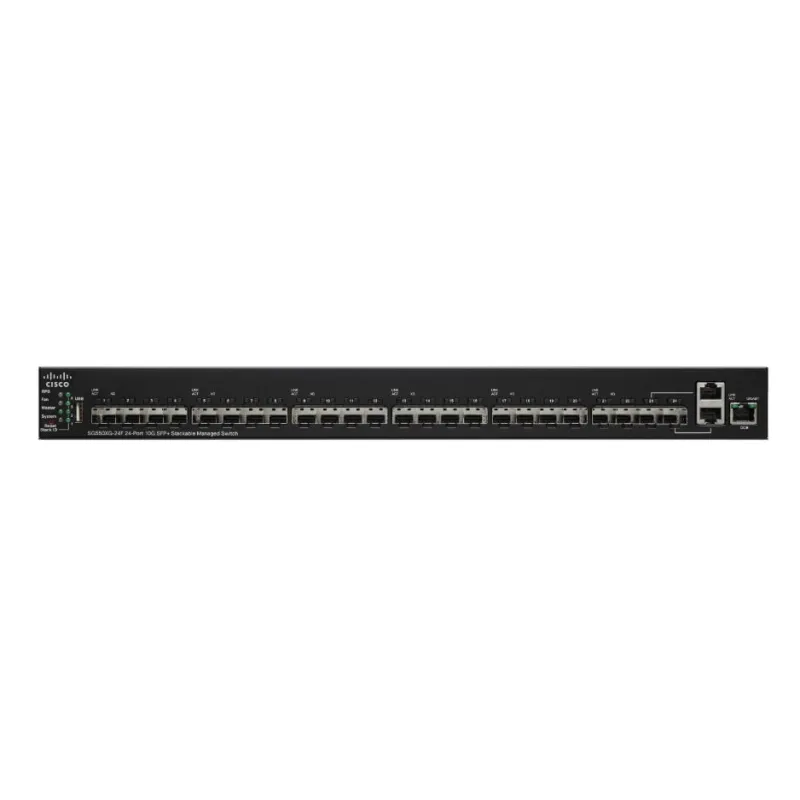 Cisco SG550XG-24F Switch, 22x SFP+, 2x 10G Combo (RJ45/SFP+), Stackable - Image 2
