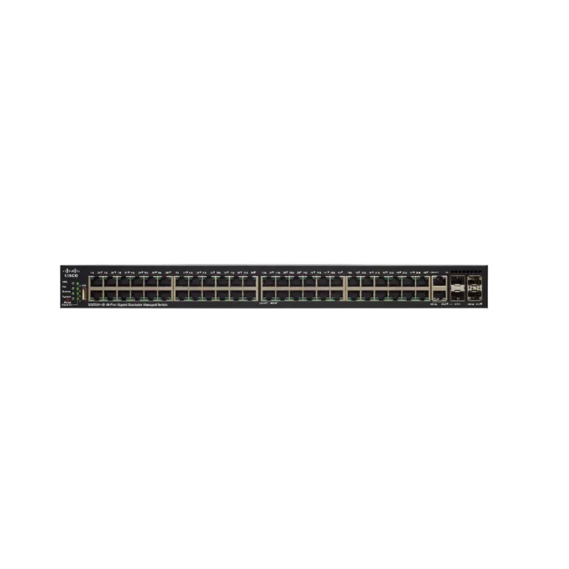 Коммутатор Cisco SG550X-48P, 48x Gigabit RJ45 PoE, 2x 10G Combo (RJ45/SFP+), 2x SFP+, 382W PoE, Стековый - Изображение 2
