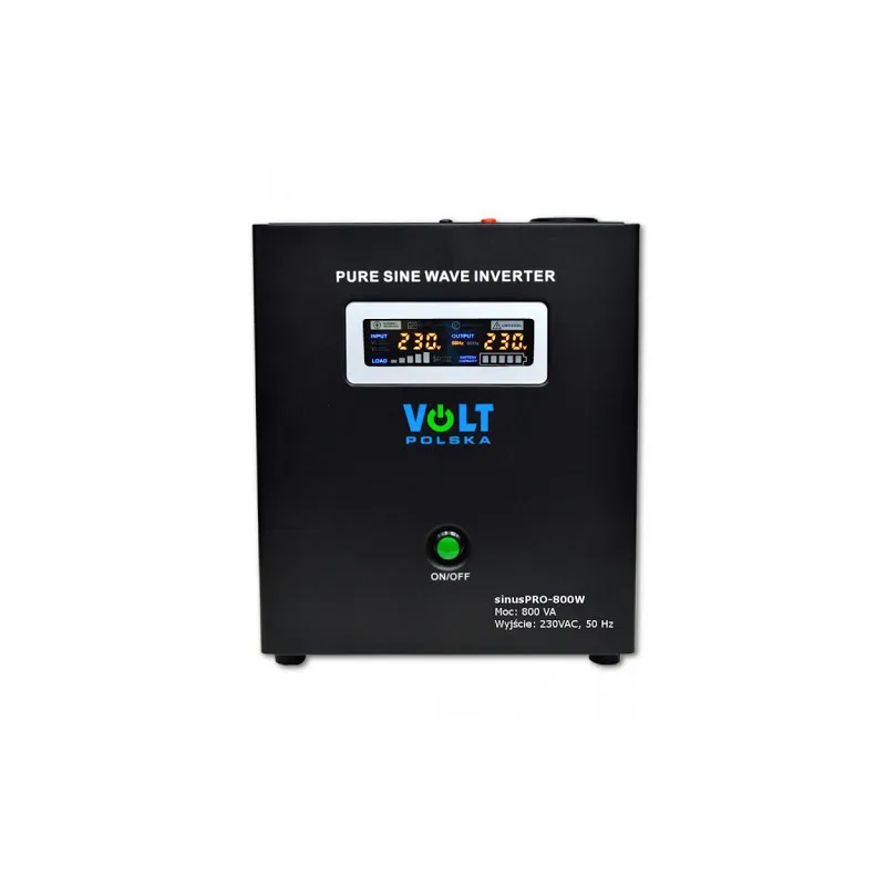 Fonte de Alimentação Ininterrupta VOLT SINUS PRO UPS 800E 12V 10A Preta, 800W