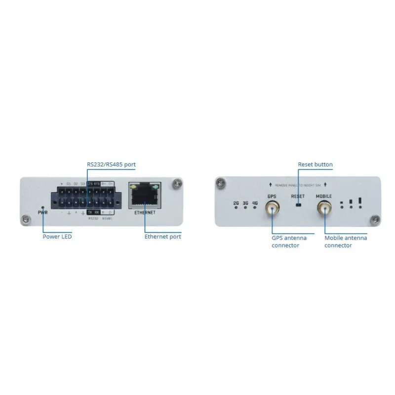 Puerta, enrutador LTE Teltonika TRB245, Cat 4, LTE, RS232/RS485, GPS - Imagen 5