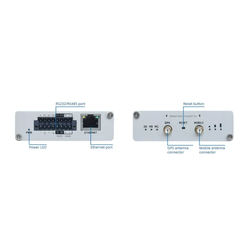 Ağ Geçidi, LTE Cat M1 Teltonika TRB255, NB-IoT/ EGPRS, LPWAN Modem - Görsel 4