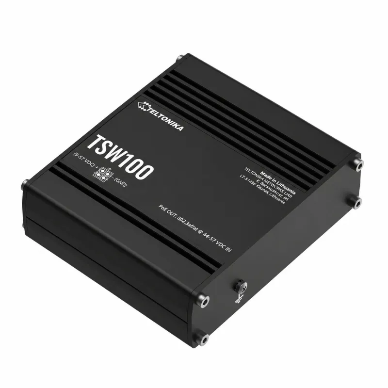 Switch PoE Teltonika TSW100, 5x RJ45 1000Mb/s, 4x PoE, 60W - Immagine 2