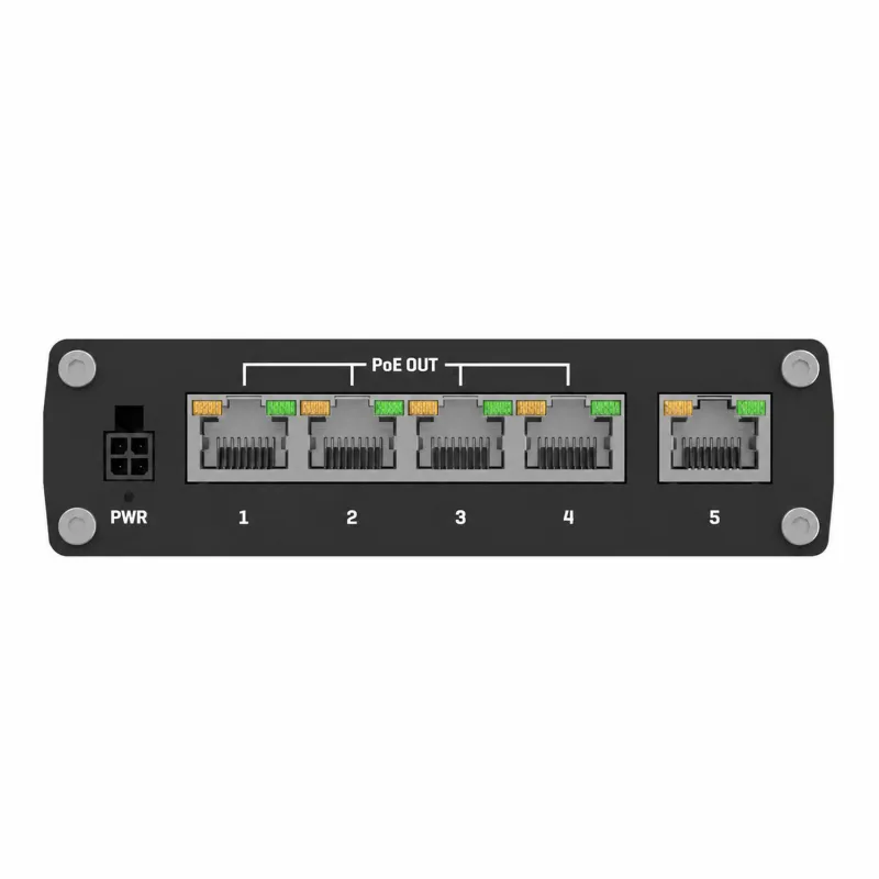 Switch PoE Teltonika TSW100, 5x RJ45 1000Mb/s, 4x PoE, 60W - Immagine 4