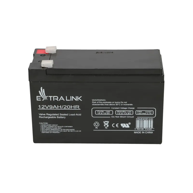 Аккумулятор Extralink AGM 12V 9Ah, необслуживаемый - Изображение 4
