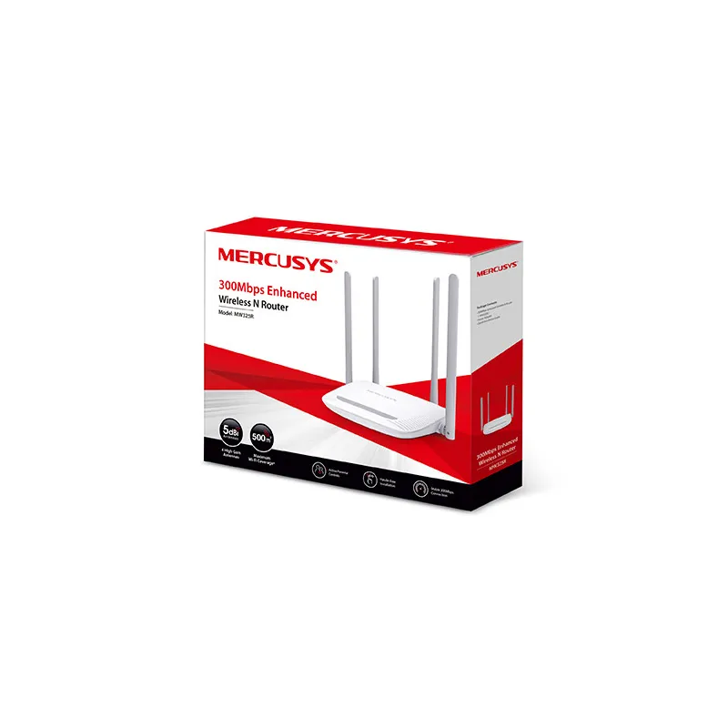 Roteador WiFi Mercusys MW325R, 2.4GHz, 5x RJ45 100Mb/s - Imagem 3