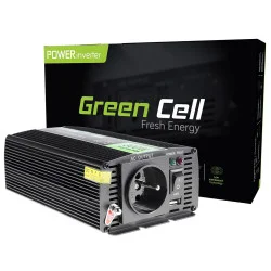 Inverter per auto Green Cell INV05DE 12V, 300W, onda...