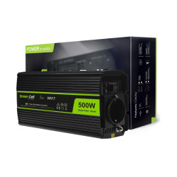 Inversor de Tensão Green Cell INV17, 24V, 500W, Seno Puro