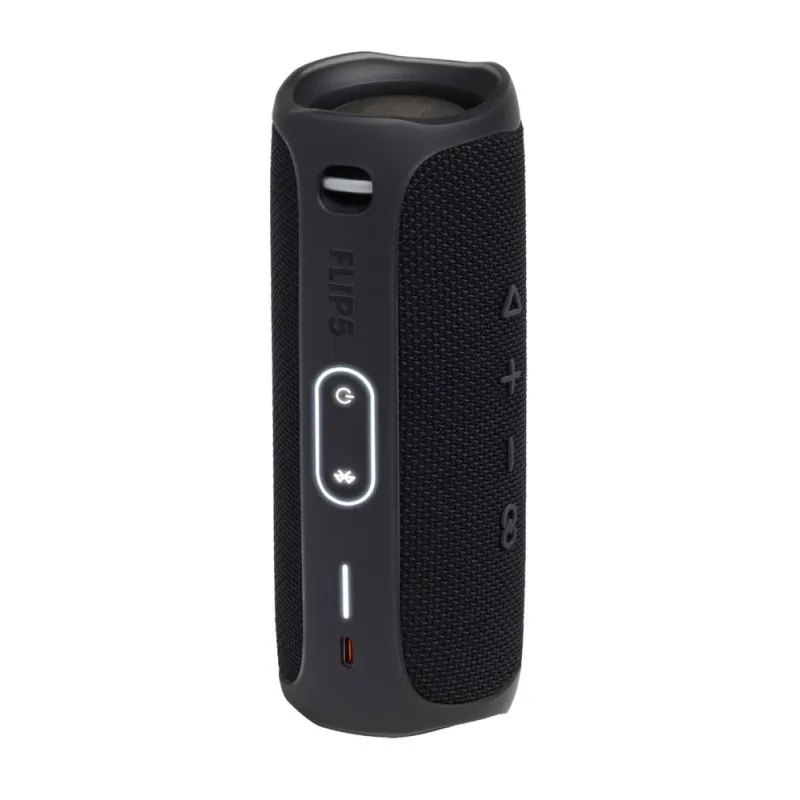 Altavoz portátil JBL Flip 5 Negro, Impermeable, Bluetooth 4.2 - Imagen 2