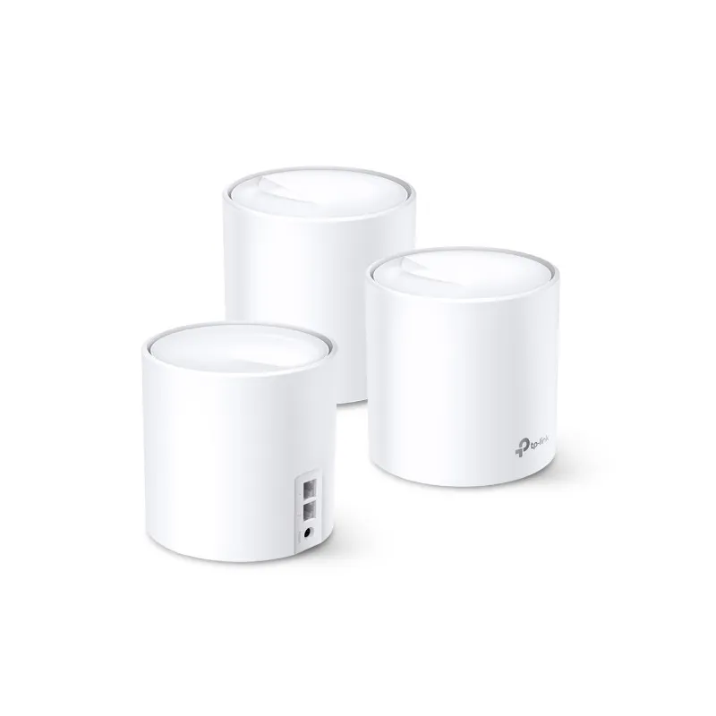 Router WiFi TP-Link Deco X60 Pack de 3, Mesh, AX3000, Doble Banda, OFDMA, MU-MIMO, 2x RJ45 1000Mb/s - Imagen 2