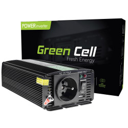 Automatický měnič napětí Green Cell INV04DE 24V, 500W