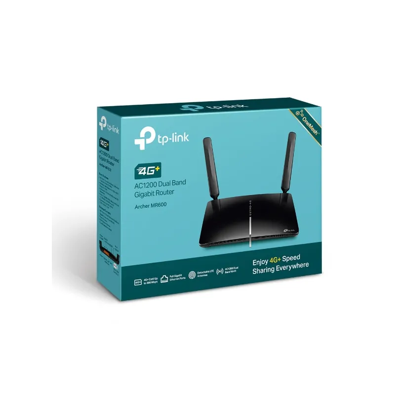 Роутер LTE TP-Link Archer MR600, AC1200 Dual Band, LTE CAT6, 4x RJ45 1000Mb/s - Изображение 3
