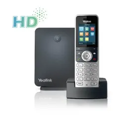 Tel&eacute;fono VoIP DECT Yealink W53P, 1x RJ45 100Mb/s,...