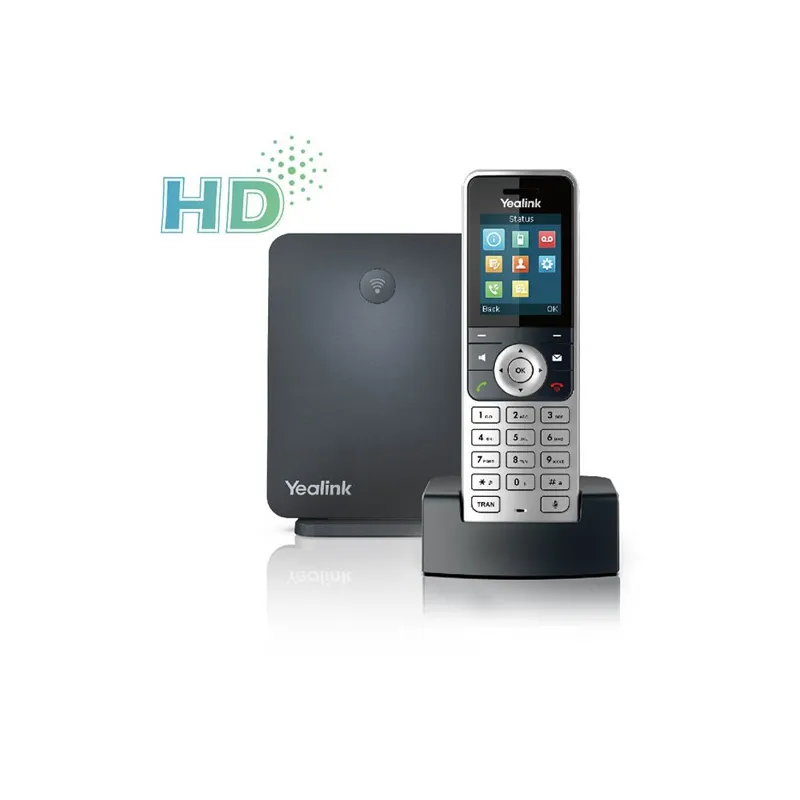 Teléfono VoIP DECT Yealink W53P, 1x RJ45 100Mb/s, Pantalla, PoE