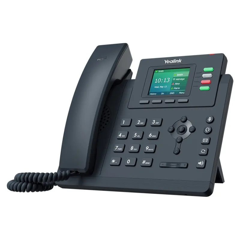 Telefone VoIP Yealink SIP-T33G, 2x RJ45 1000Mb/s, Display, PoE