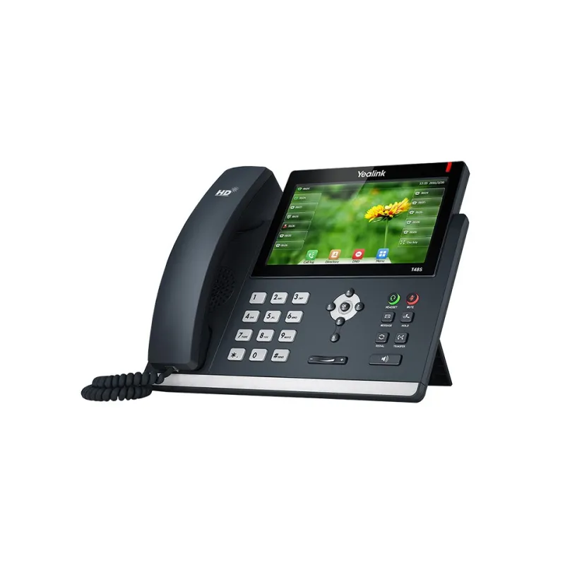 Teléfono VoIP Yealink SIP-T48U, 2x RJ45 1000Mb/s, Pantalla, PoE, USB, Sin fuente de alimentación