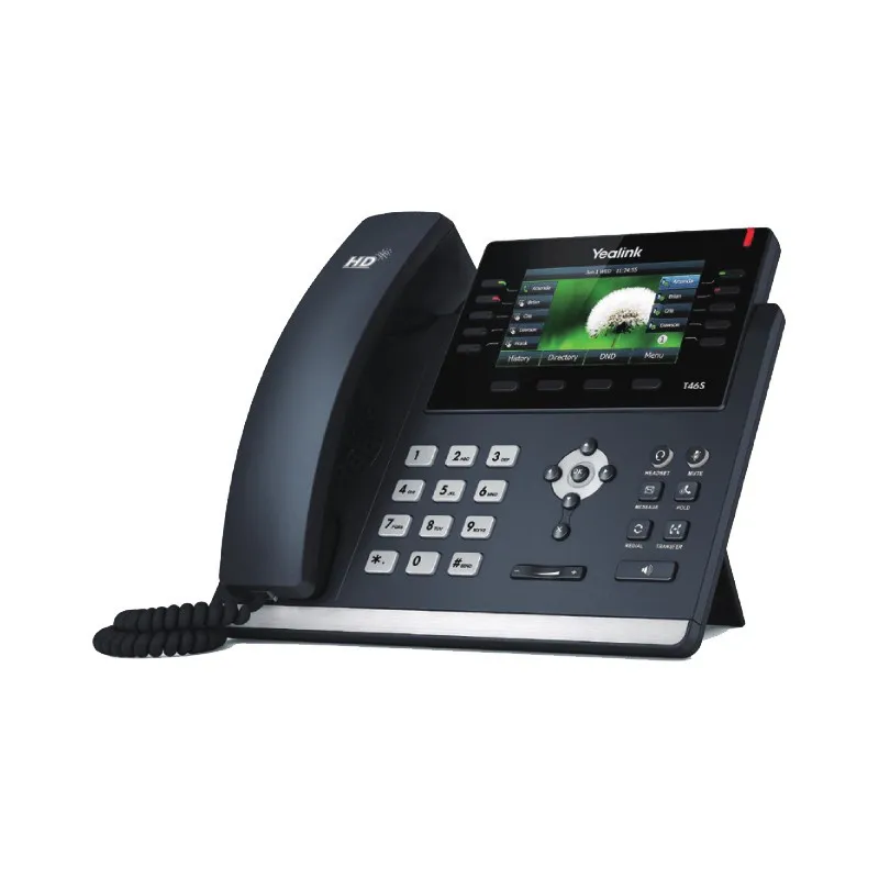 VoIP телефон Yealink SIP-T46S, 2x RJ45 1000Mb/s, дисплей, PoE, USB
