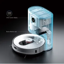 Умный Пылесос Roidmi Eve Plus, 2700 Па, 5200 мАч, Станция Докирования с 3L Пылесборником - Изображение 4