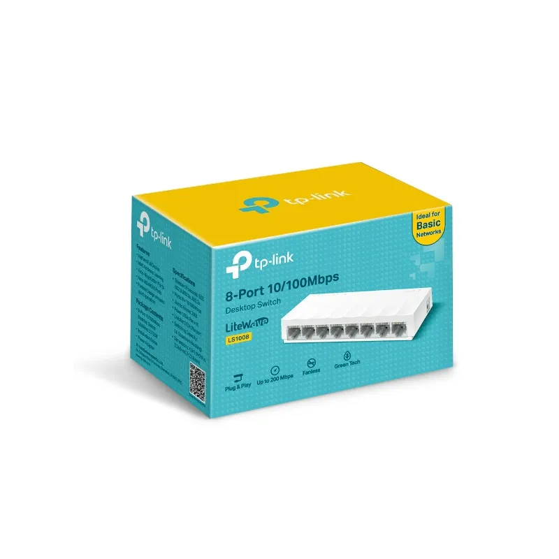 Switch TP-Link LS1008, 8x RJ45 100Mb/s - Imagem 2