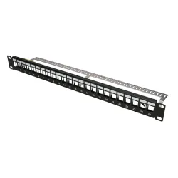 Patch Panel Extralink 24 Portas STP, Modular, 24 Portas - Imagem 2