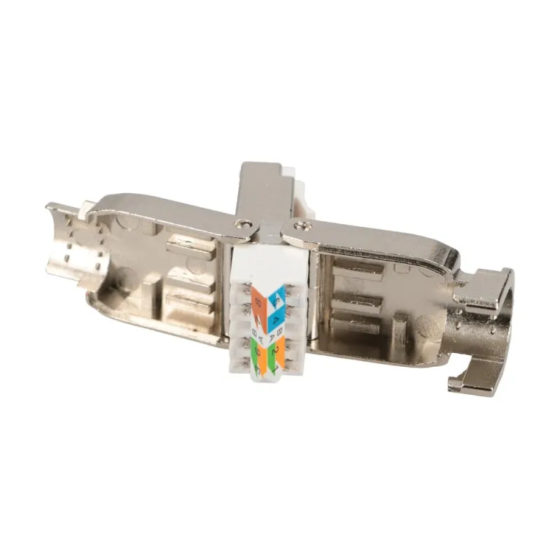 Extralink CAT6A RJ45 Stecker, Werkzeugfreie Montage - Bild 4