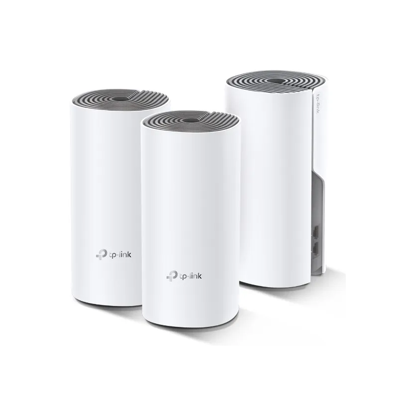 TP-Link Deco E4 3'lü Paket WiFi Router, AC1200, Çift Bant, Mesh, RJ45 100Mb/s - Görsel 2
