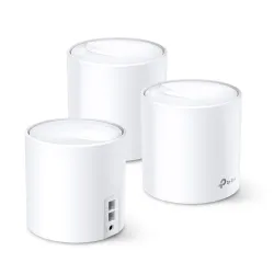 TP-Link Deco X20 3-Paket WiFi Yönlendirici, Mesh, AX1800, Dual Band, OFDMA, MU-MIMO, 2x RJ45 1000Mb/s - Görsel 2
