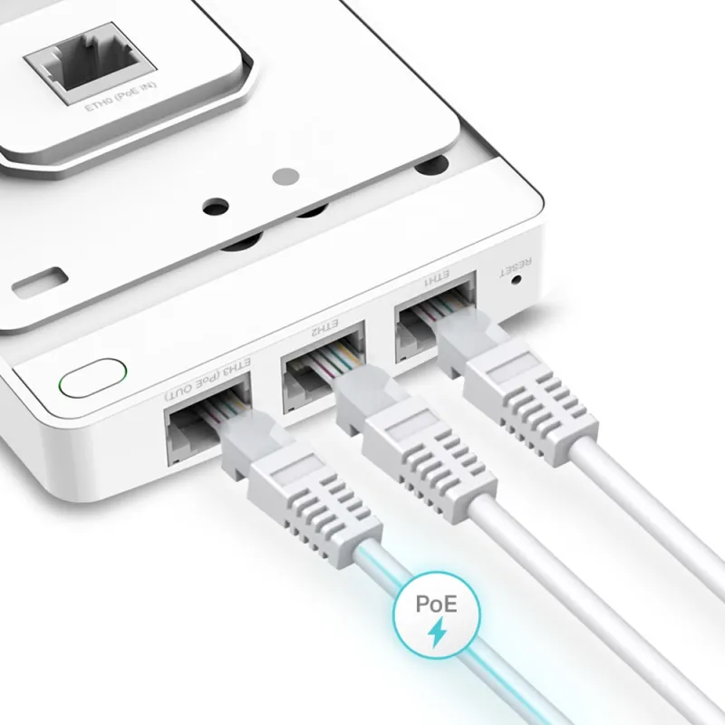 Punto de acceso TP-Link EAP235-Wall, MU-MIMO, AC1200, Doble Banda, 4x RJ45 1000Mb/s, Montado en la pared - Imagen 3