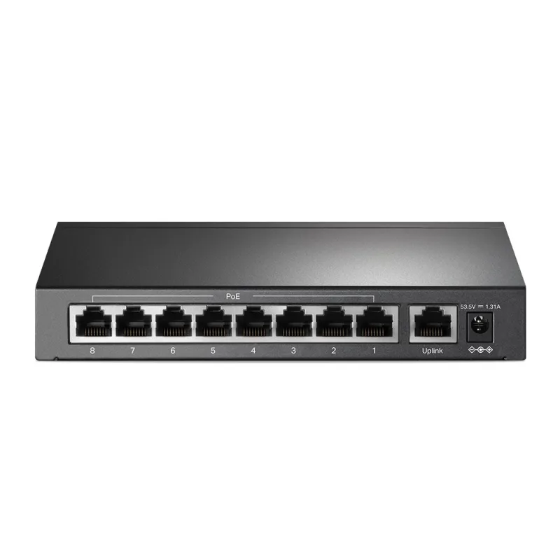 Switch TP-Link TL-SF1009P, 9x RJ45 100Mb/s, 8x PoE, 65W - Immagine 2