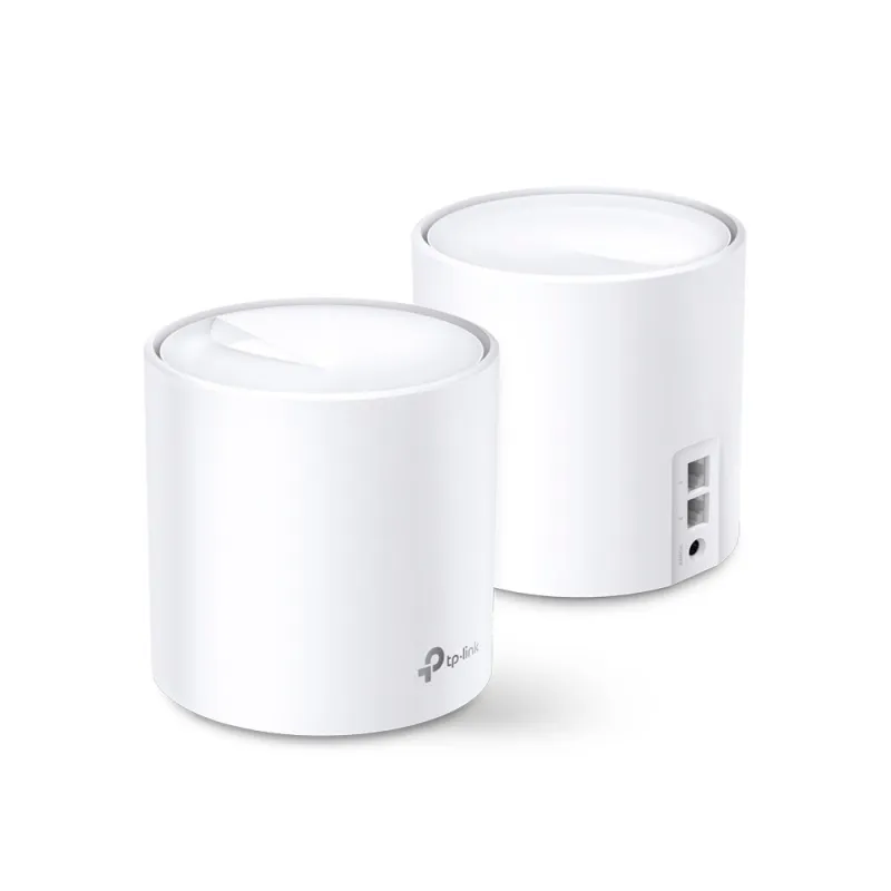 Router WiFi TP-Link Deco X20 2-Pack, Mesh, AX1800, Doble Banda, OFDMA, MU-MIMO, 2x RJ45 1000Mb/s - Imagen 2