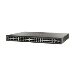 Switch Cisco SF500-48P-K9-G5, 48x 100Mb/s PoE, 2x Combo...