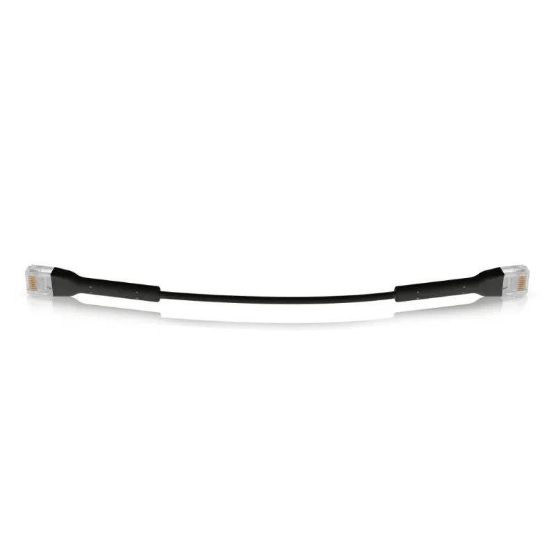 Kupferkabel Ubiquiti U-Cable-Patch-RJ45-BK, UniFi-Kabel, RJ45, 0,1 m, Schwarz - Bild 2