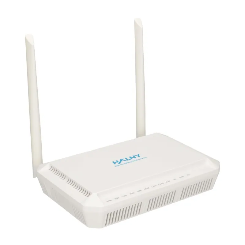 ONT HALNy HL-4GMV4, ONT GPON B+ SC/APC, AC Wave2, Dual Band 2x2 MIMO, 4x RJ45 1000Mb/s, 1x RJ11 - Imagem 2
