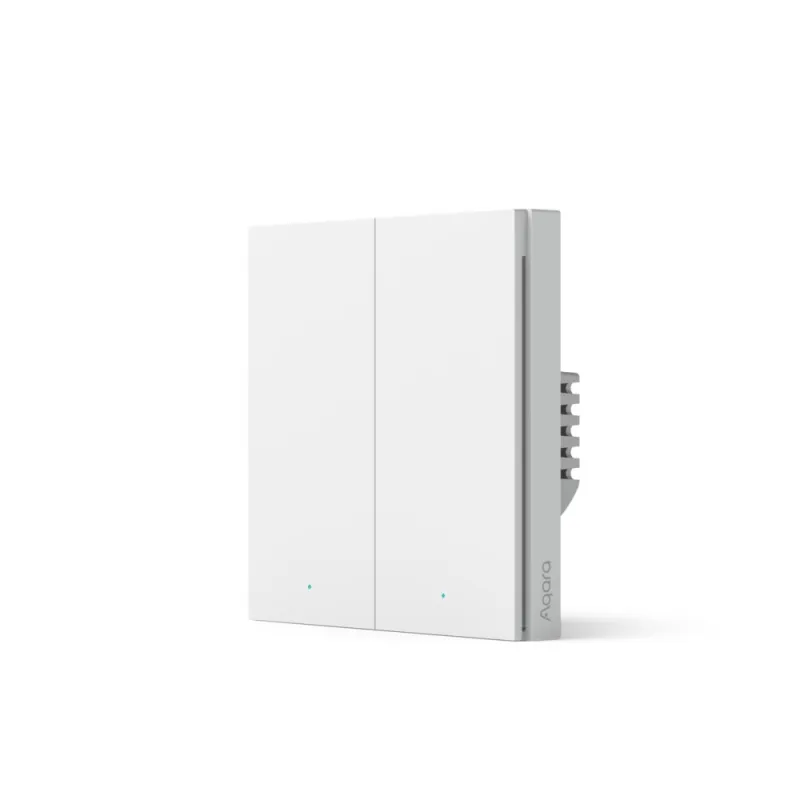 Dvojspínač Aqara H1 na zeď s neutrálem, Zigbee 3.0, EU, WS-EUK04 - Obrázek 2
