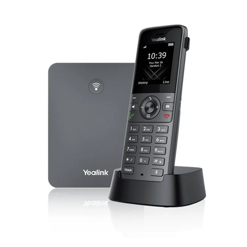 Telefone VoIP DECT Yealink W73P, 1x RJ45 100Mb/s, Display, PoE