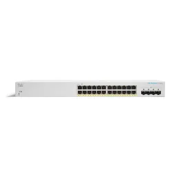 Cisco CBS220-24P-4G Anahtarı, 24x RJ45 1000Mb/s PoE, 4x SFP, Masaüstü, Rack, 195W - Görsel 3
