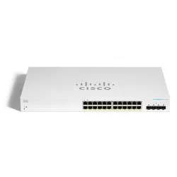 Přepínač Cisco CBS220-24FP-4G, 24x RJ45 1000Mb/s PoE, 4x SFP, Desktop, Rack, 382W - Obrázek 2