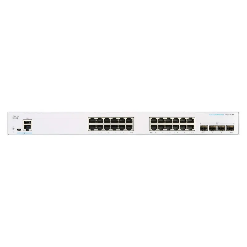 Switch Cisco CBS250-24T-4X, 24x RJ45 1000Mb/s, 4x SFP+, montabile su rack - Immagine 2