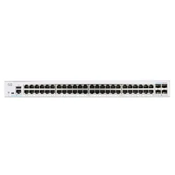 Cisco CBS250-48T-4X Anahtar, 48x RJ45 1000Mb/s, 4x SFP+, Rack - Görsel 2