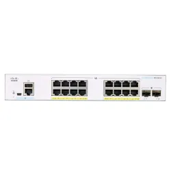 Switch Cisco CBS350-16P-2G, 16x RJ45 1000Mb/s PoE, 2x SFP, 120W - Immagine 2